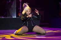 Bebe Rexha sexy on stage.









