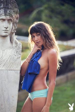 Brook Power Nude poses nude for Playboy