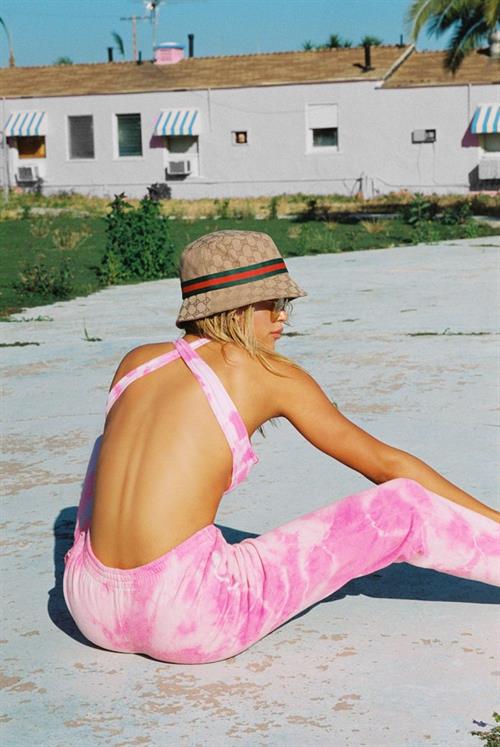 Sofia Richie Pictures Sofia Richie sexy thong bikini photo shoot for Frankies Bikinis showing cleavage and ass.