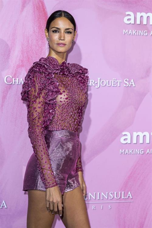 Sofia Resing Pictures Sofia Resing braless boobs in a see through top showing her tits.