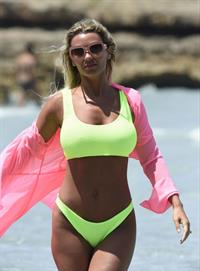 Christine McGuinness in a sexy bikini seen by paparazzi.








