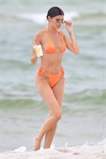 Nicole Williams sexy ass in a thong bikini seen at the beach by paparazzi.





















