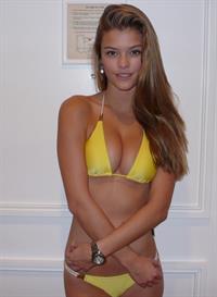 Nina Agdal in a bikini