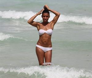 Melody Thornton in a bikini