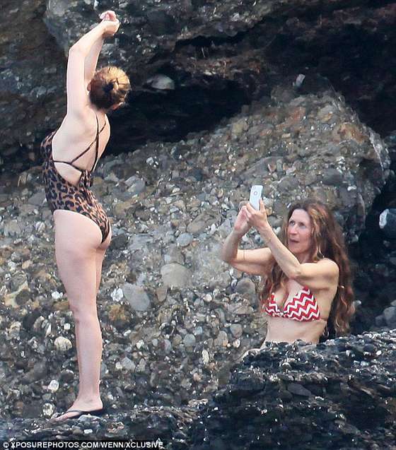 Kylie Minogue in a bikini