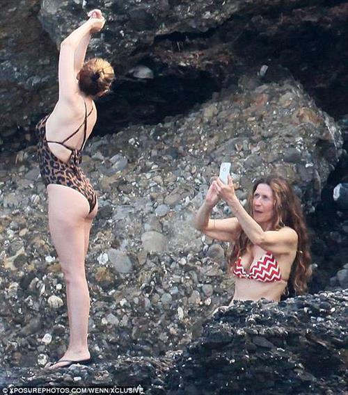 Kylie Minogue in a bikini