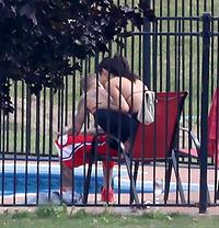 Selena Gomez candid pics in the park