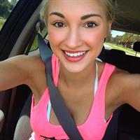 Anna Faith Carlson taking a selfie