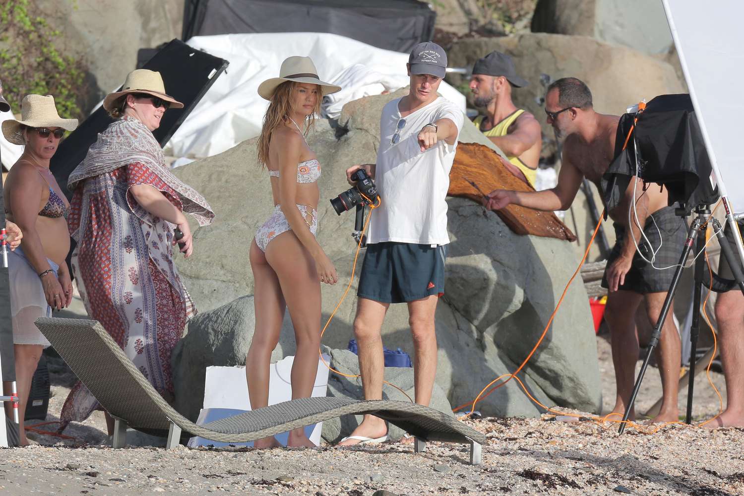 Candice Swanepoel in a bikini