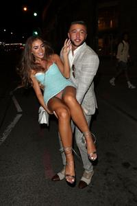 Elma Pazar nude pussy upskirt wardrobe malfunction seen by paparazzi with no panties.




















