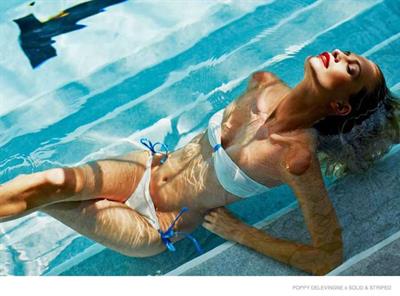 Poppy Delevingne in a bikini