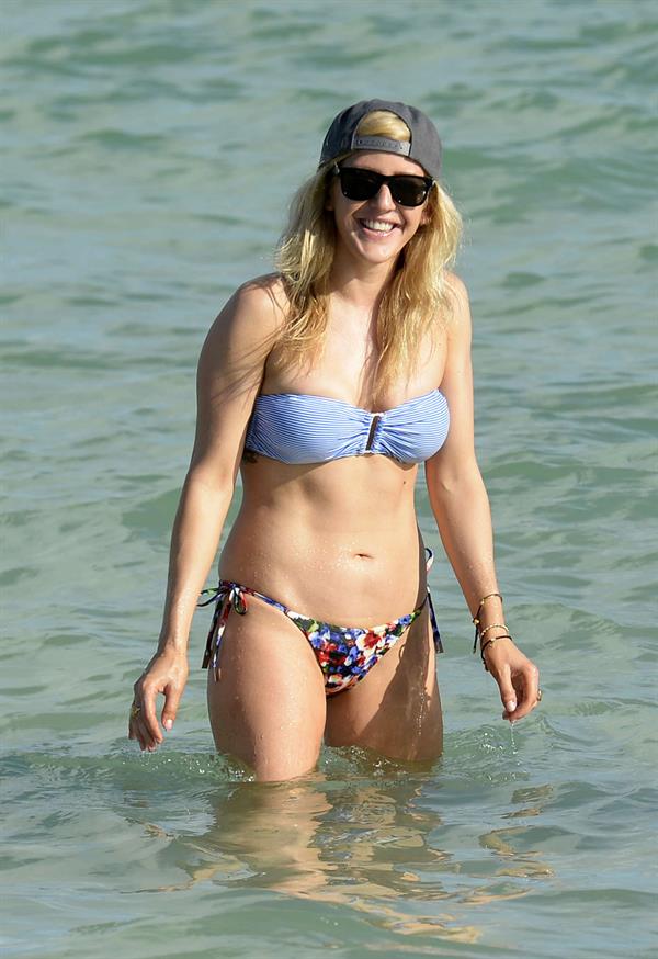 Ellie Goulding in a bikini