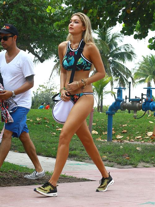 Gigi Hadid in a bikini