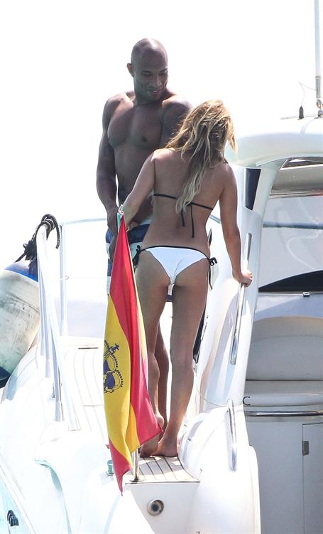 Sylvie van der Vaart in a bikini