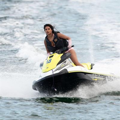 Priyanka Chopra Pictures Priyanka Chopra sexy ass in a bikini partying on a yacht seen by paparazzi.