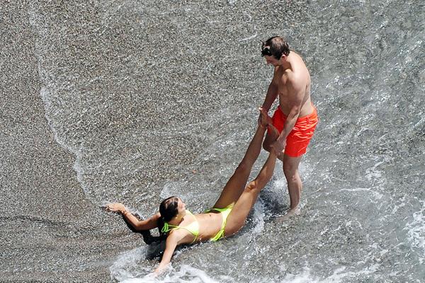Irina Shayk in a bikini