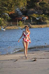 Blanca Blanco in a bikini