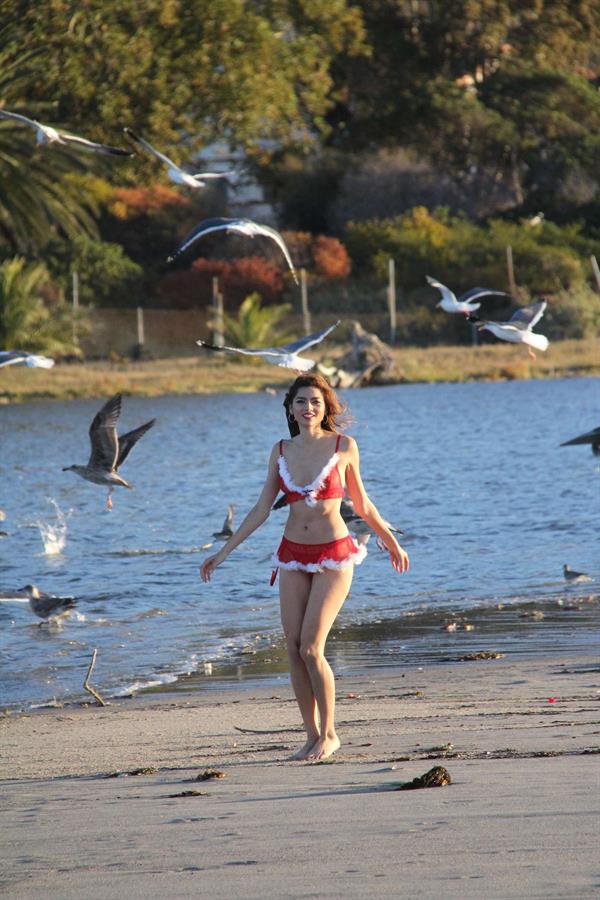 Blanca Blanco in a bikini