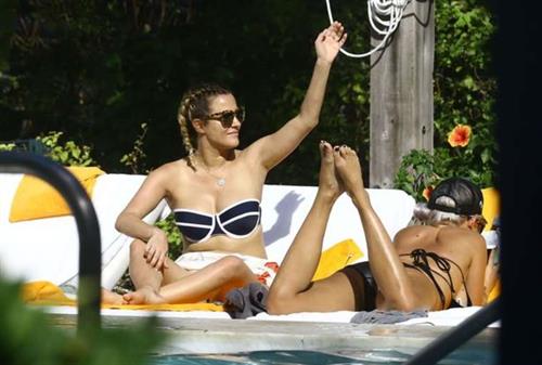 Caroline Flack in a bikini