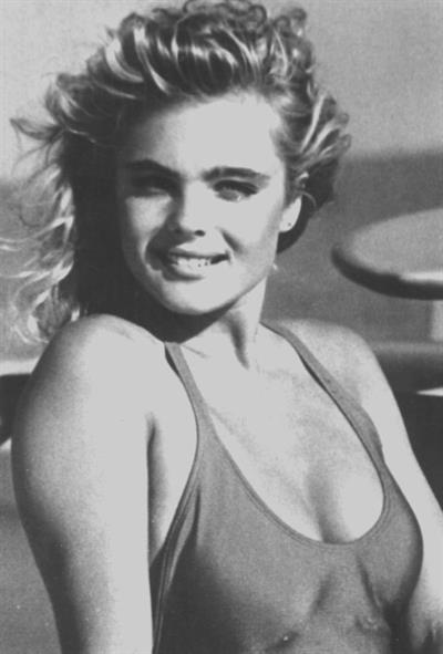 Erika Eleniak in a bikini