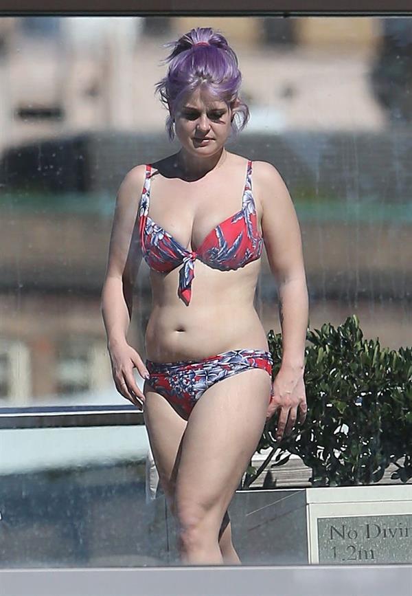 Kelly Osbourne in a bikini