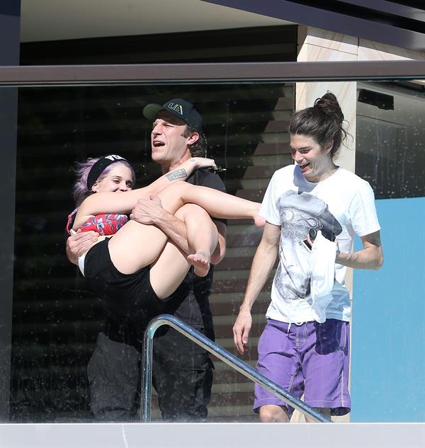 Kelly Osbourne in a bikini