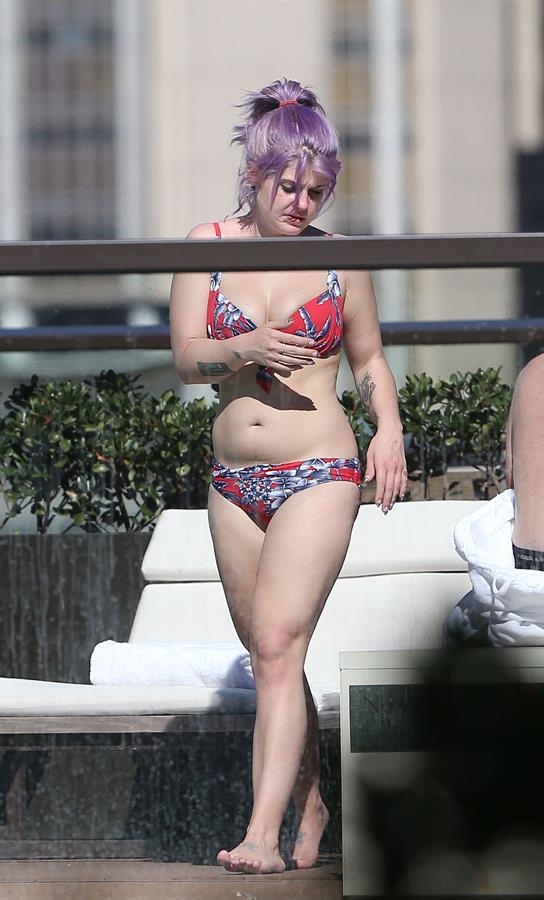 Kelly Osbourne in a bikini