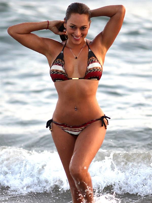 Fernanda Marin in a bikini