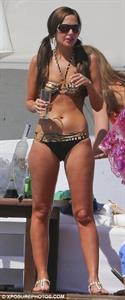Tulisa Contostavlos in a bikini