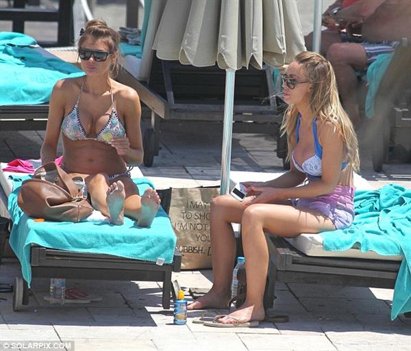 Lauren Pope in a bikini