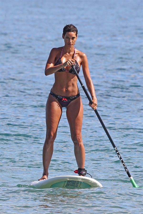 Nicole Murphy in a bikini