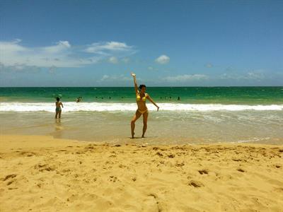 Adrianne Curry in a bikini