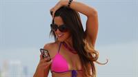 Claudia Romani in a bikini