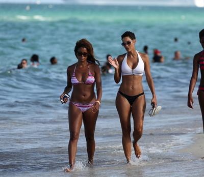 Claudia Jordan in a bikini