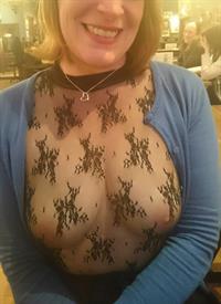 Sexy London Milf always got my boobs and nipples on show all over London 