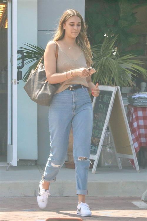 April Love Geary Pictures April Love Geary braless tits seen by paparazzi.