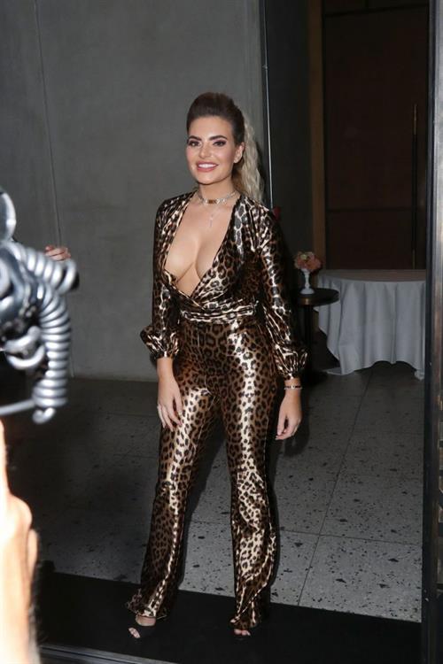 Megan Barton Pictures Megan Barton nip slip flash seen by paparazzi as she shows off her braless big boobs in London.