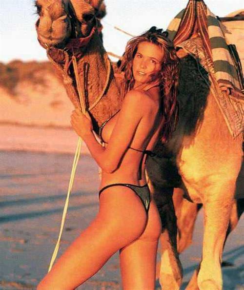 Elle MacPherson in a bikini