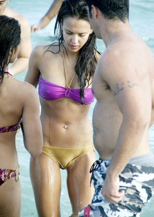 Jessica Alba in a bikini