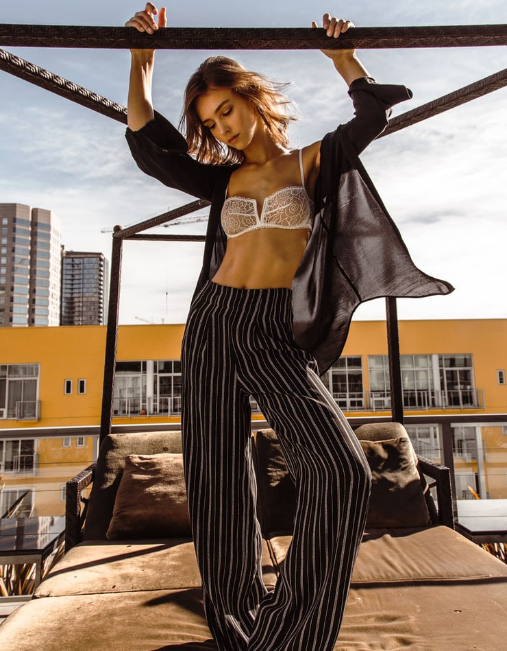 Rachel Cook in lingerie