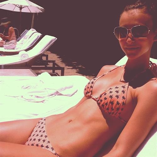 Rachel Cook in a bikini