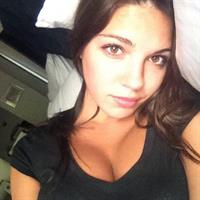 Jessica Ashley taking a selfie