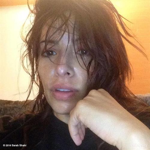Sarah Shahi taking a selfie