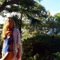 Nina Agdal in a bikini