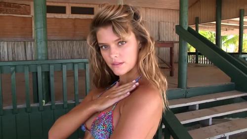Nina Agdal in a bikini