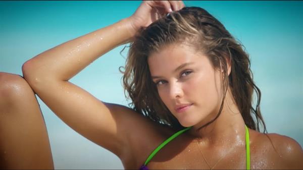 Nina Agdal in a bikini