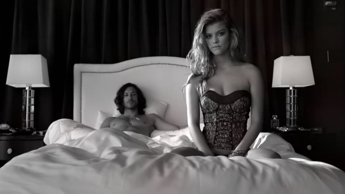 Nina Agdal in lingerie