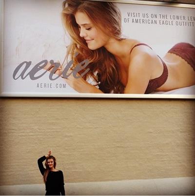 Nina Agdal in lingerie