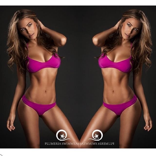 Simone Villas Boas in a bikini