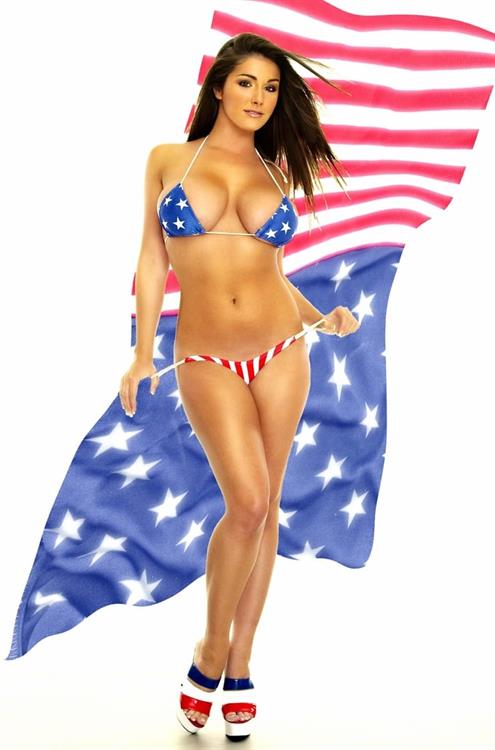 Lucy Pinder in a bikini